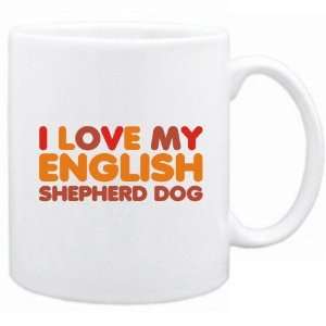  New  I Love My English Shepherd Dog  Mug Dog: Home 