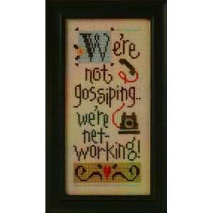  Were Not Gossiping   Cross Stitch Kit Arts, Crafts 