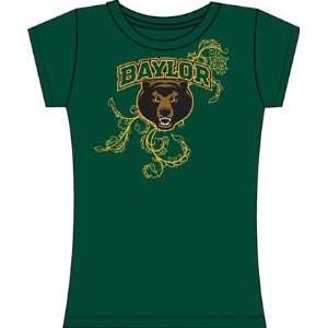  Baylor University Bears BU NCAA Ladies Slub Tee Xlarge 