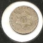 1852 FINE Three Cents Silver, Type One
