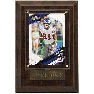   Justin Tuck New York Giants 4 x 6 Player Plaque