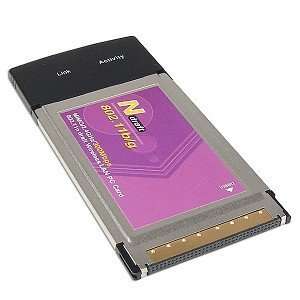  802.11b/g/n MIMO 2.4GHz Wireless LAN PC Card Electronics
