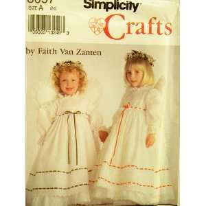 1992 Simplicity Sewing Pattern 8097. Childs/little Girls Sizes 2;3;4 
