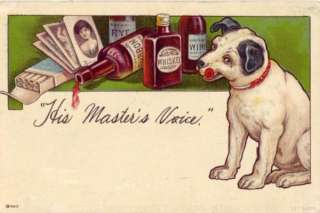 RCA   HIS MASTERS VOICE NIPPER DOG 1908  