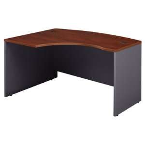  Bush Corsa Collection, Left L Bow Desk Assembled, Hansen 