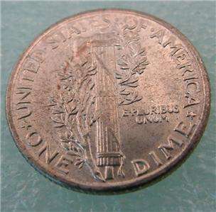 1941 MERCURY HEAD DIME Ten Cent 10 cents silver coin  