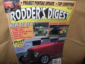 RODDERS DIGEST* PONTIAC*1948 FORD COUPE*1937 CHEVY*ROD  