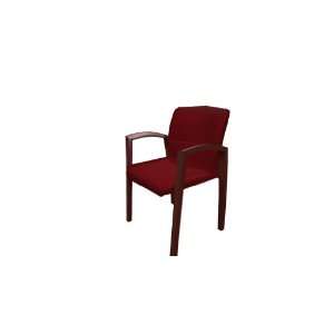 National Triumph Vinyl Side Chair, Poppy (Red): Office 