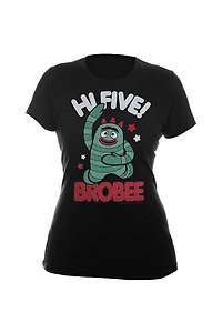 Yo Gabba Gabba High Five Brobee Girls T Shirt  