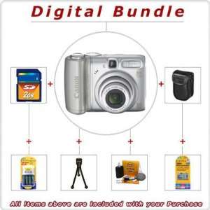  Canon PowerShot A580 8MP Digital Camera With 2GB Accessory 