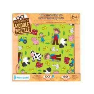  9 Piece Farm Muddle Puzzle: Toys & Games