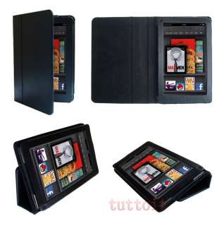 4IN1 for  7 Kindle Fire Leather Stand Case Cover+Protector+Pen 