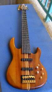 2000 Carvin 6 String Neck Thru Bass Koa Made in USA w Original 