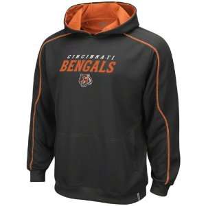  Cincinnati Bengals Black Active Hooded Sweatshirt: Sports 