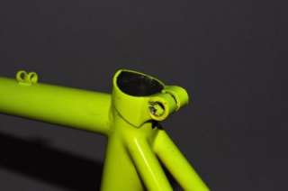 STOWE   Phase 3 Cycles   NEON yellow & orange road bike frame +fork 