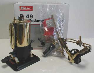 WILESCO D49 2 CYLINDER V MARINE STEAM ENGINE NEW + S&H FREE + SPECIAL 