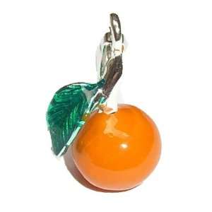  My Lucky Charms   Sterling Silver Charm Orange Fruits 