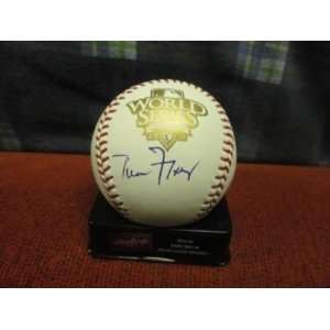   Flannery Autographed Ball   2010 World Series   Autographed Baseballs
