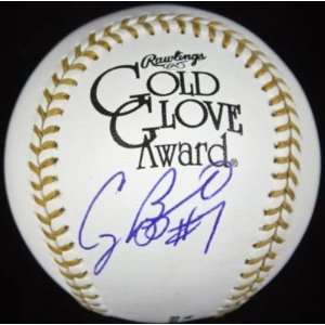  Astros Craig Biggio Signed Auth Gold Glove Baseball Jsa 