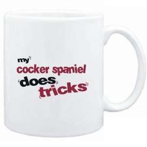   : Mug White  MY Cocker Spaniel DOES TRICKS  Dogs: Sports & Outdoors