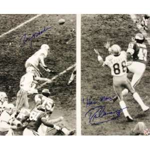  Roger Staubach and Drew Pearson Dallas Cowboys   Hail Mary 