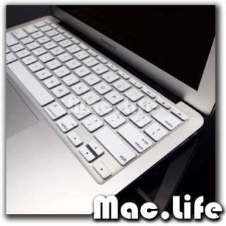WHITE Silicone Keyboard Cover for NEW Macbook Air 11  