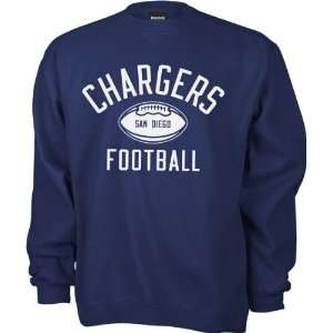   Chargers End Zone Work Out Crewneck Sweatshirt