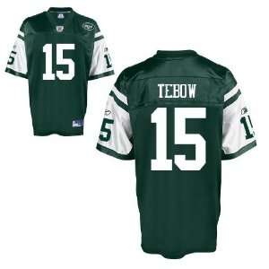  New York Jets Jersey #15 Tim Tebow Green Football Authentic Jerseys 