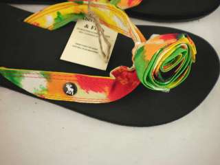 Abercrombie & Fitch Flip Flops Sandals YellowMult US6 9  