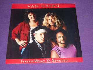 Van Halen Finish What Ya Started 27746 Rare 7 45 w/PS  