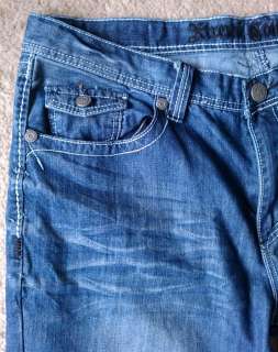 Xtreme Couture Denim Mens Jeans 34x32 (Cobalt Wash) retail $80  