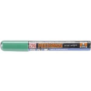   6mm Posterman Broad Tip Wet Wipe Marker, Green Arts, Crafts & Sewing