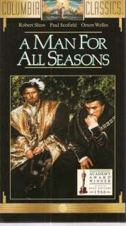 MAN FOR ALL SEASONS Paul SCOFIELD Robert SHAW Wendy HILLER Orson 