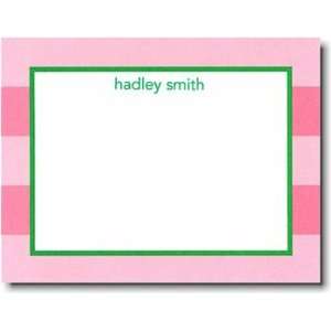  Boatman Geller Flat Note Personalized Stationery   Pink 