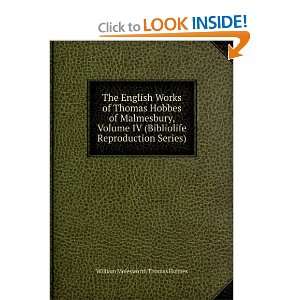  The English Works of Thomas Hobbes of Malmesbury, Volume 