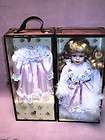13 Wooden Crate Style Doll Trunk with Blue Eyed Blond 