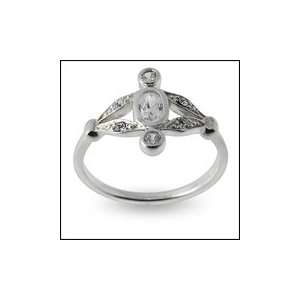  Jeweled Fashion Silver Ring Body Jewelry Jewelry