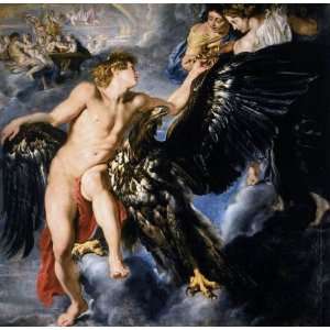   Abduction of Ganymede Peter Paul Rubens Hand Painte