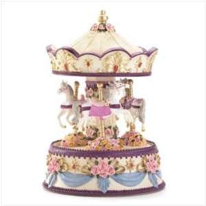  Floral Musical Merry Go Round #36185 Electronics