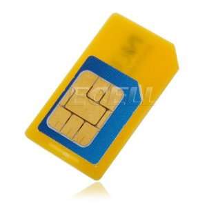   NO CUT MICRO SIM CARD ADAPTER CONVERTER FOR iPHONE iPAD: Electronics