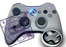 XBOX 360 ACTIVE RELOAD RAPID FIRE MODDED SILVER CONTROLLER GEARS OF 