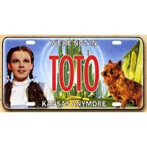  Wizard of Oz License Plate TOTO Automotive