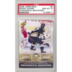   Crosby On Ice Upper Deck Phenomenal Beginning Card: Sports & Outdoors
