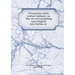   English into Italian at .: Carlo Alfieri Louis Philippe R . Fenwick de