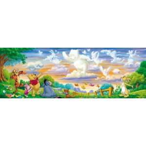  Clementoni   Winnie Pooh Panoramic 1000Pc: Toys & Games