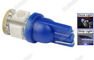 SMD 5 LED Car Side Wedge Blue/Red/Warm White Light Bulb Lamp T10 194 