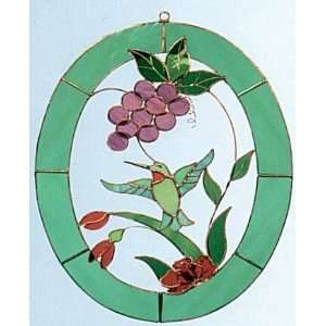  Gallery Art Grapes And Hummingbird 3 D Window