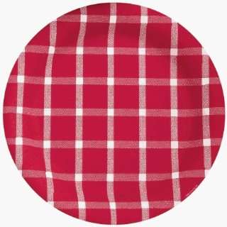 Picnic Plaid Red Banquet Plate, 11 Wide Rim (12pks Case)  