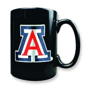  University of Arizona Black Ceramic Coffee Mug 15oz 