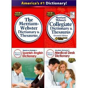  Merriam Webster Combo Four Dictionary  Software